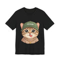 Cute Kitten Tee — 'MEOW' Cat Graphic T-Shirt